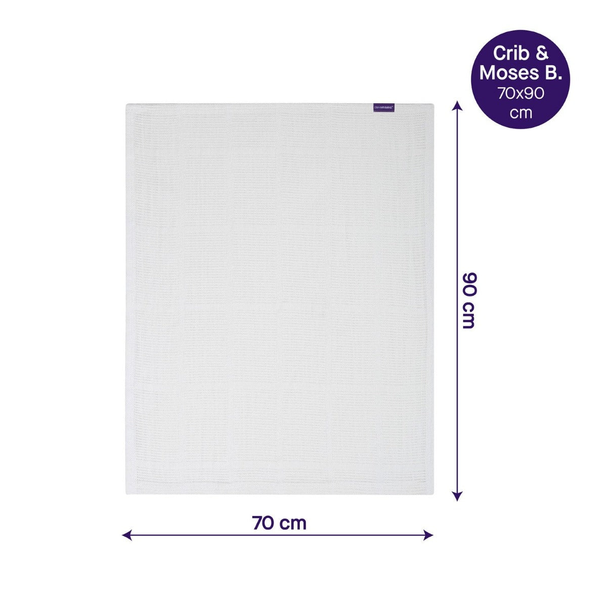 Clevamama Cellular Blanket (70x90cm) - White