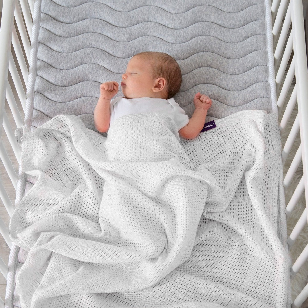 Clevamama Cellular Blanket (70x90cm) - White