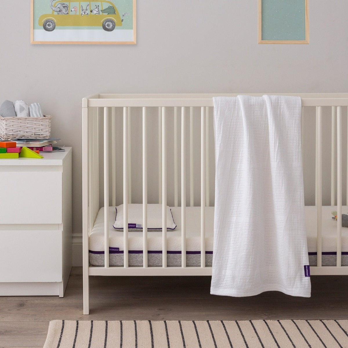 Clevamama Cellular Blanket (70x90cm) - White