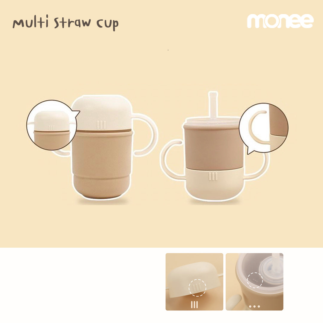 Monee Multi Straw Cup (3 Colours)