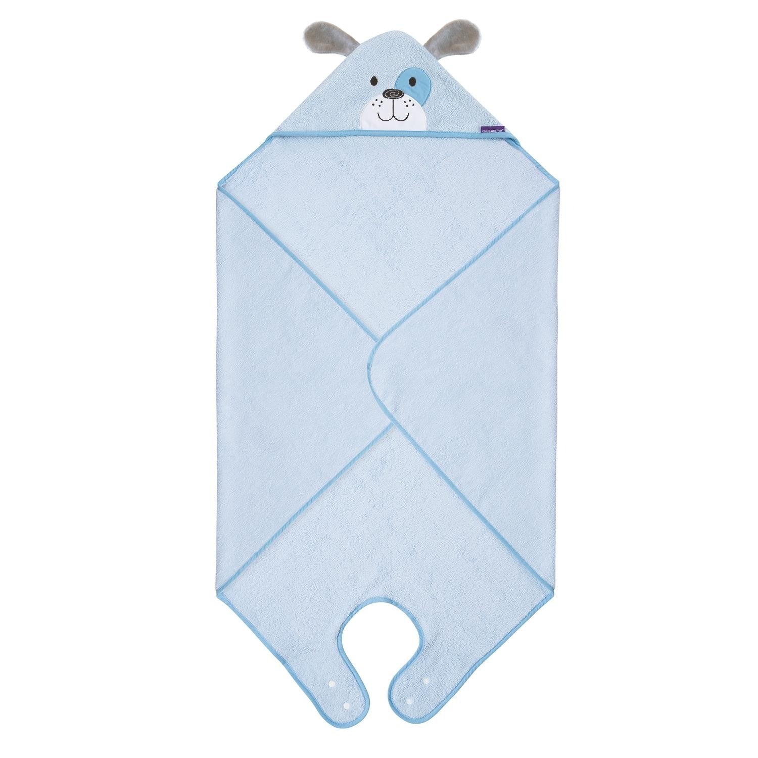Clevamama Bamboo Apron Baby Bath Towel  (3 Designs)