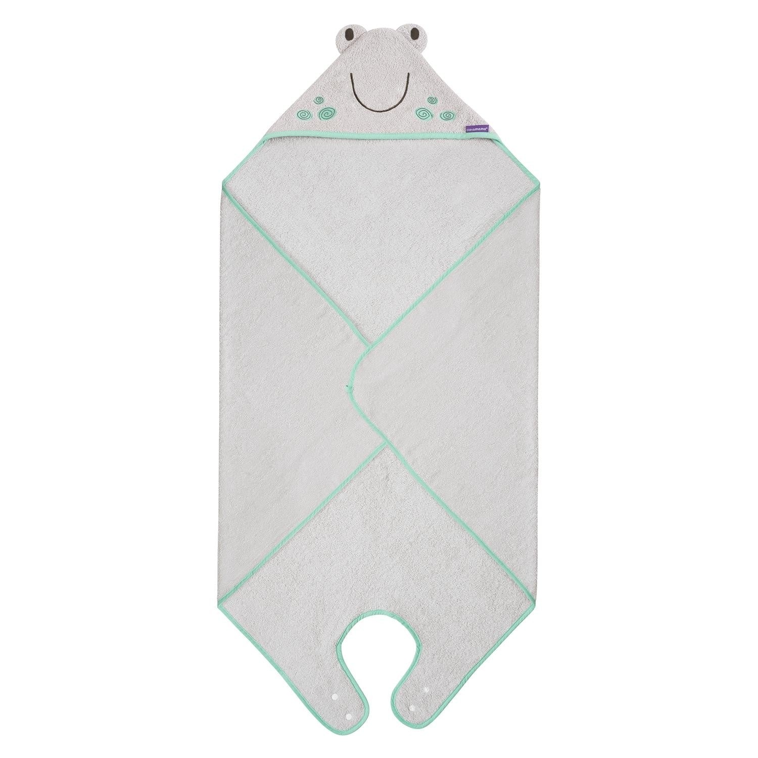 Clevamama Bamboo Apron Baby Bath Towel  (3 Designs)