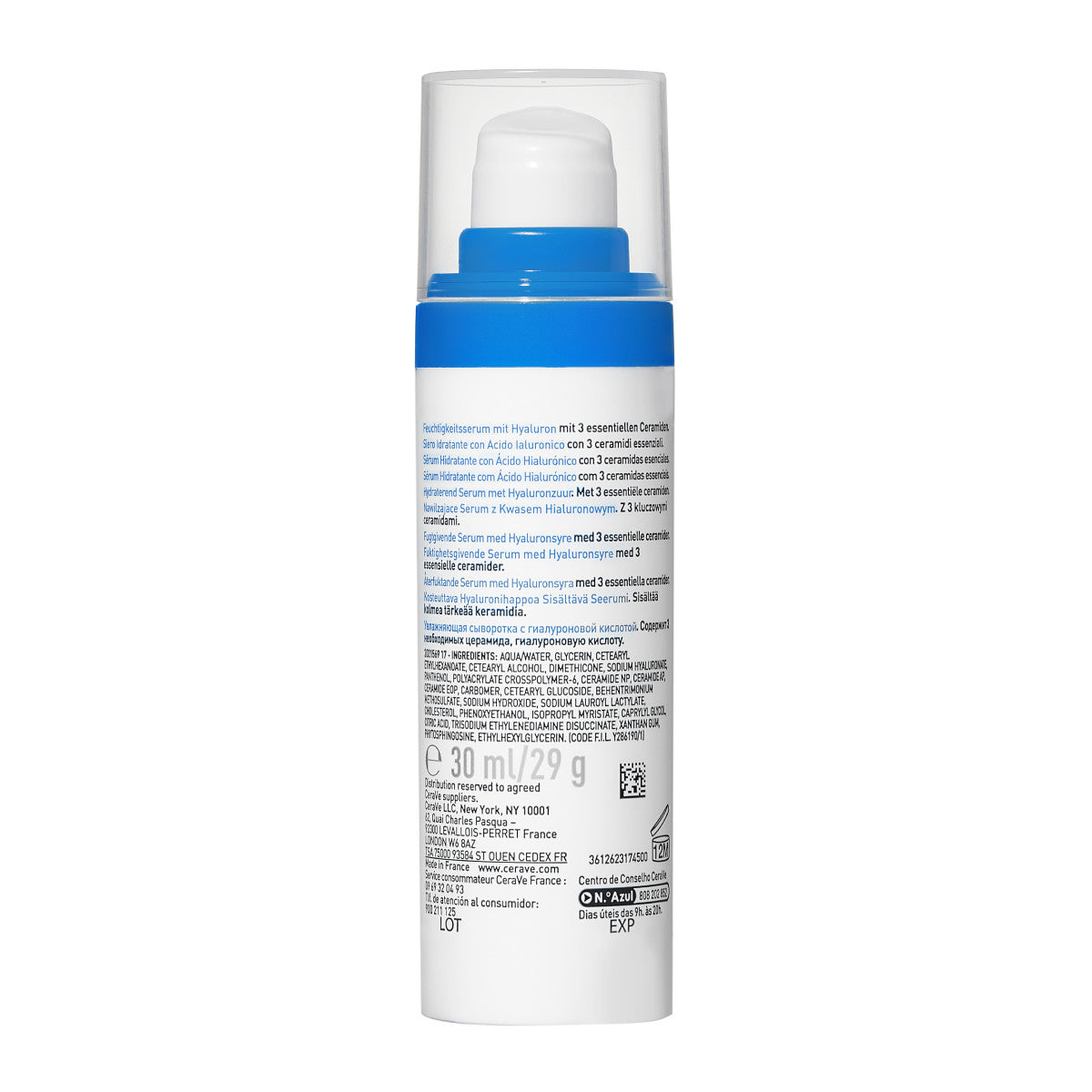 CeraVe Hydrating Hyaluronic Acid Serum, 30ml (Exp 09/26)
