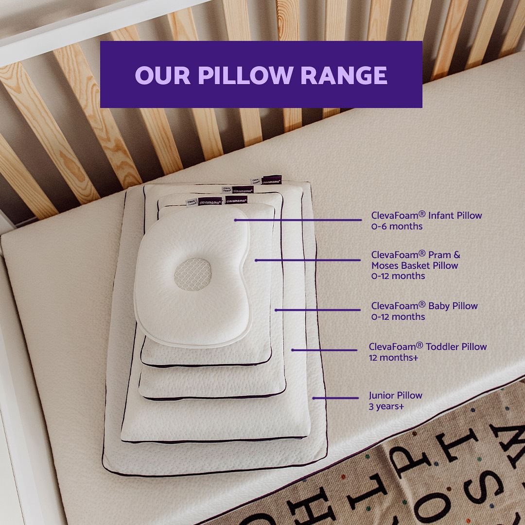 Clevamama ClevaFoam Toddler Pillow (New 3103 Model)