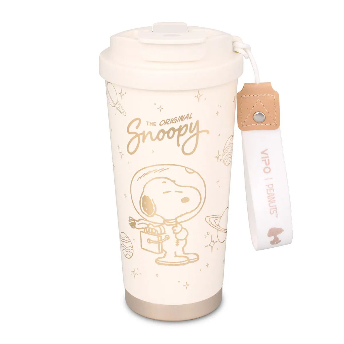 Peanuts x VIPO 2-in-1 Insulated Vacuum Cup, 580ml - Golden Snoopy