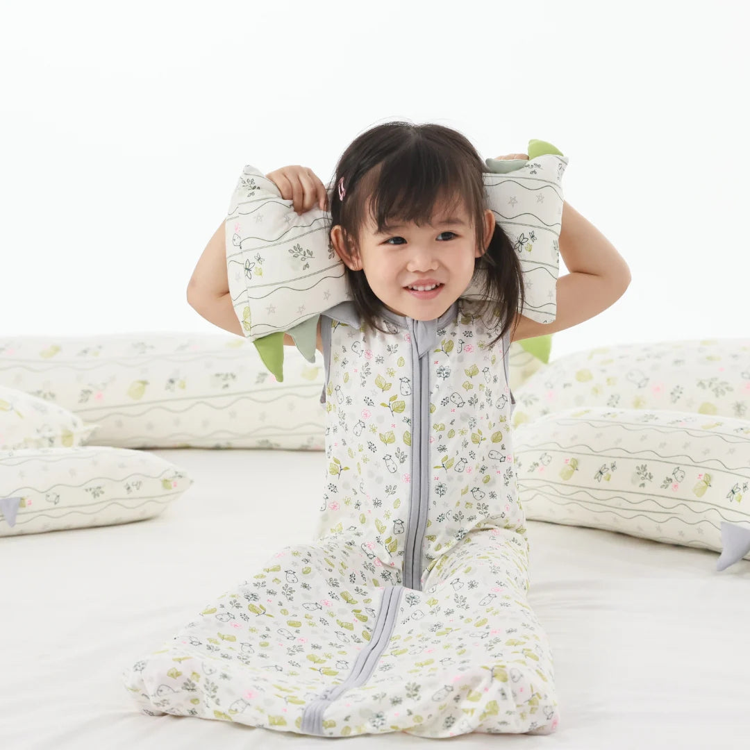 Baa Baa Sheepz Wearable Blanket Zip Sleep Bag - Dream Garden A Cream (4 Sizes)
