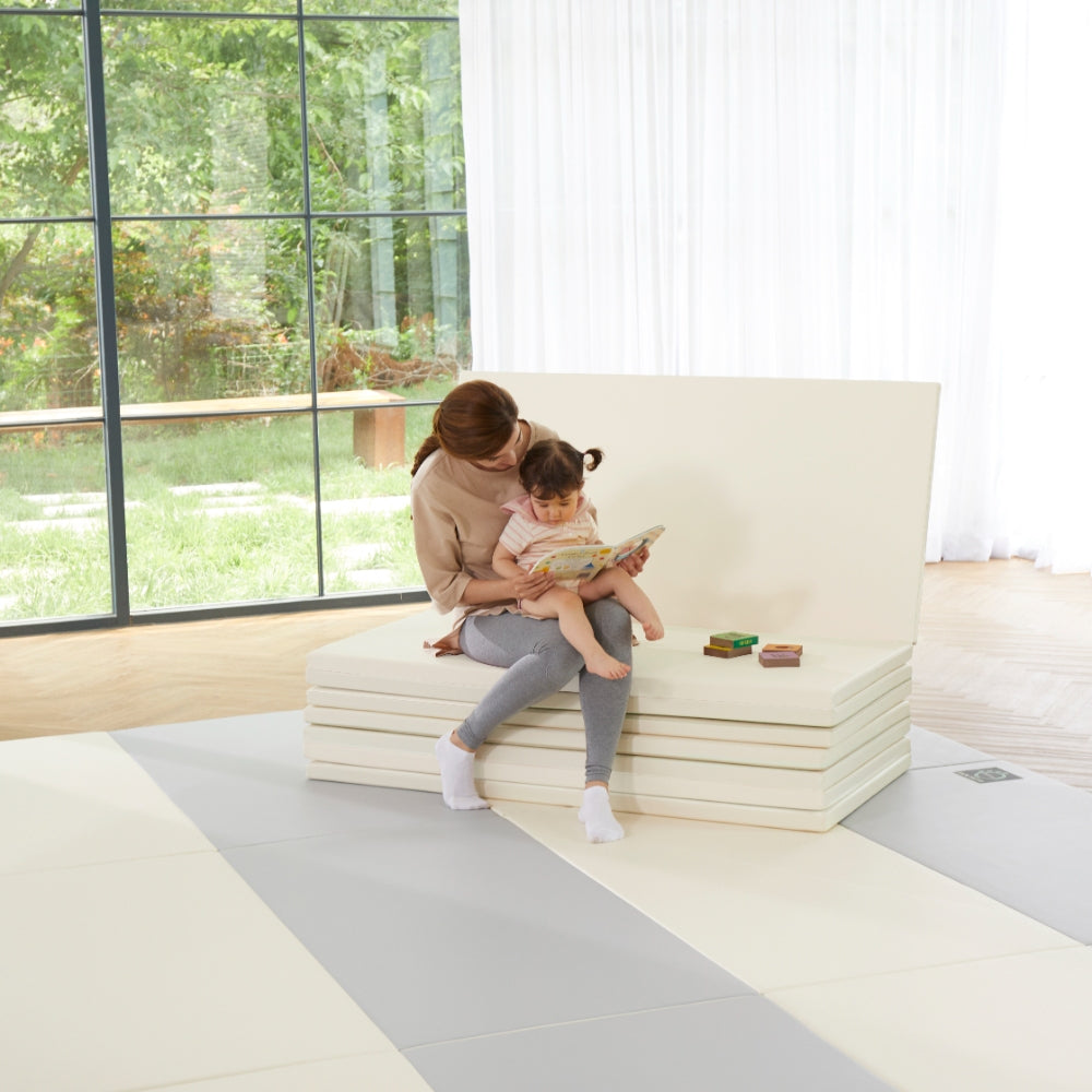 Creamhaus FREE Folding Playmat (210x140x4cm) - Cream