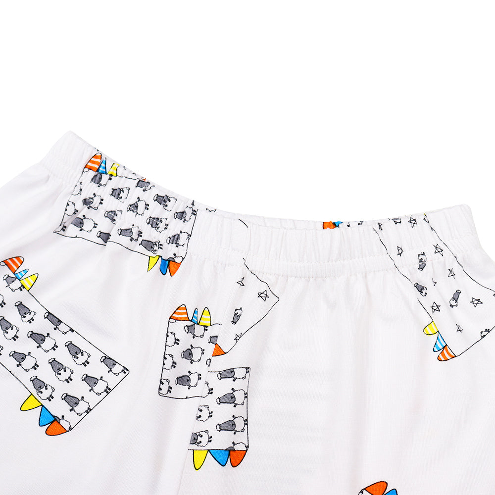 Baa Baa Sheepz Baby Long Sleeve Pyjama Set - Buddy Me Everywhere Milk (2 Sizes)