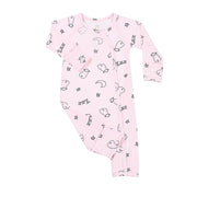 Baa Baa Sheepz Baby Side Snap Romper - Sweet Dreams Baa Baa Pink