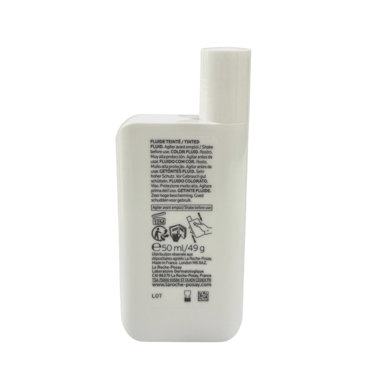 La Roche-Posay Anthelios UVMune 400 Invisible Fluid Tinted Sunscreen, SPF50+  - Made in France - Exp 02/26