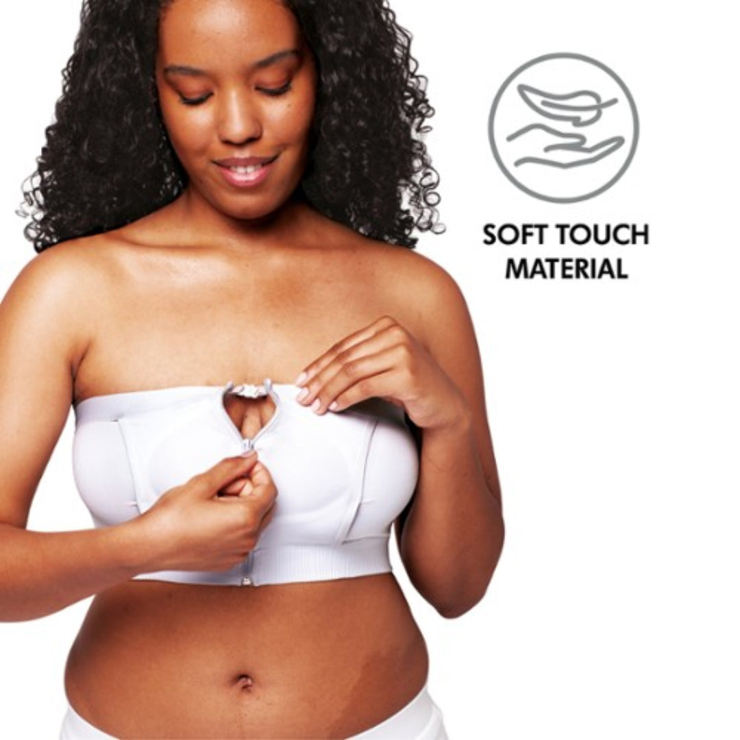 Medela Hands-free Pumping Bustier - White (3 Sizes)