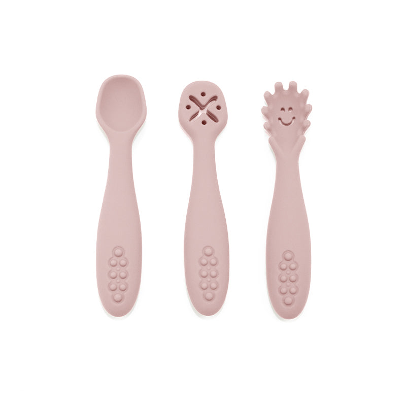 Biomom Self-Feeding Pre-Spoons, 3pk (5 Colours) - Pupsik Singapore