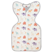 A, Apple Pie Bamboo Swaddle Wearable Blanket - Safari Slumber (3 Sizes)