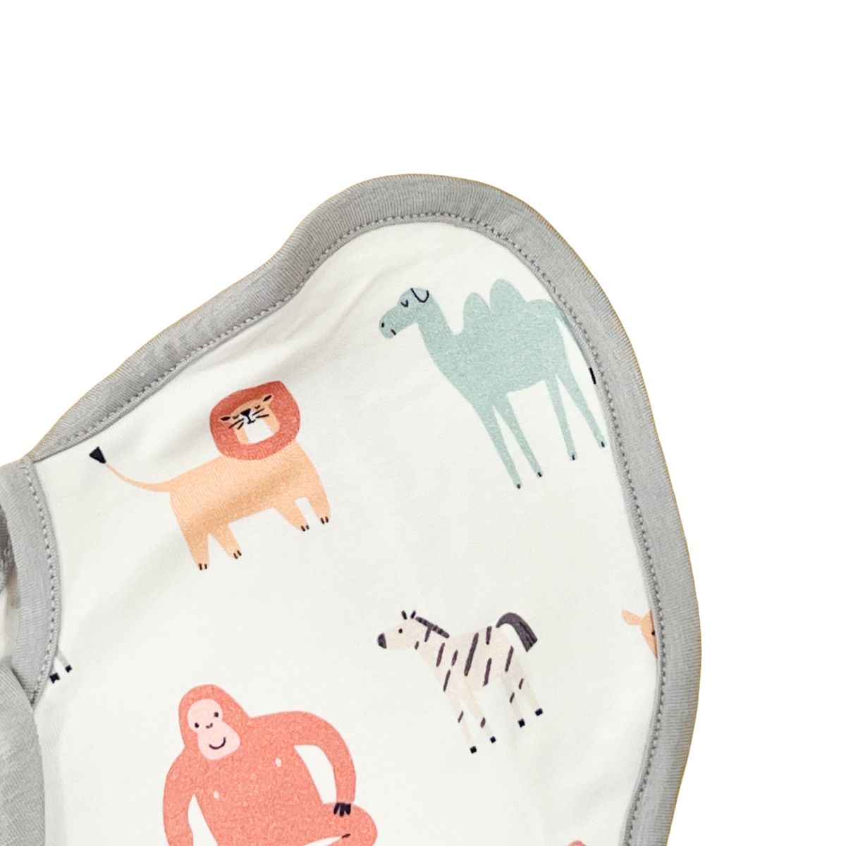 A, Apple Pie Bamboo Swaddle Wearable Blanket - Safari Slumber (3 Sizes)