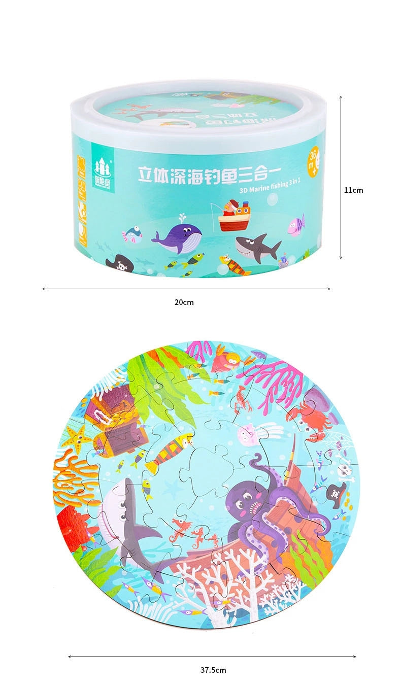 Magnetic Fishing Puzzle Game