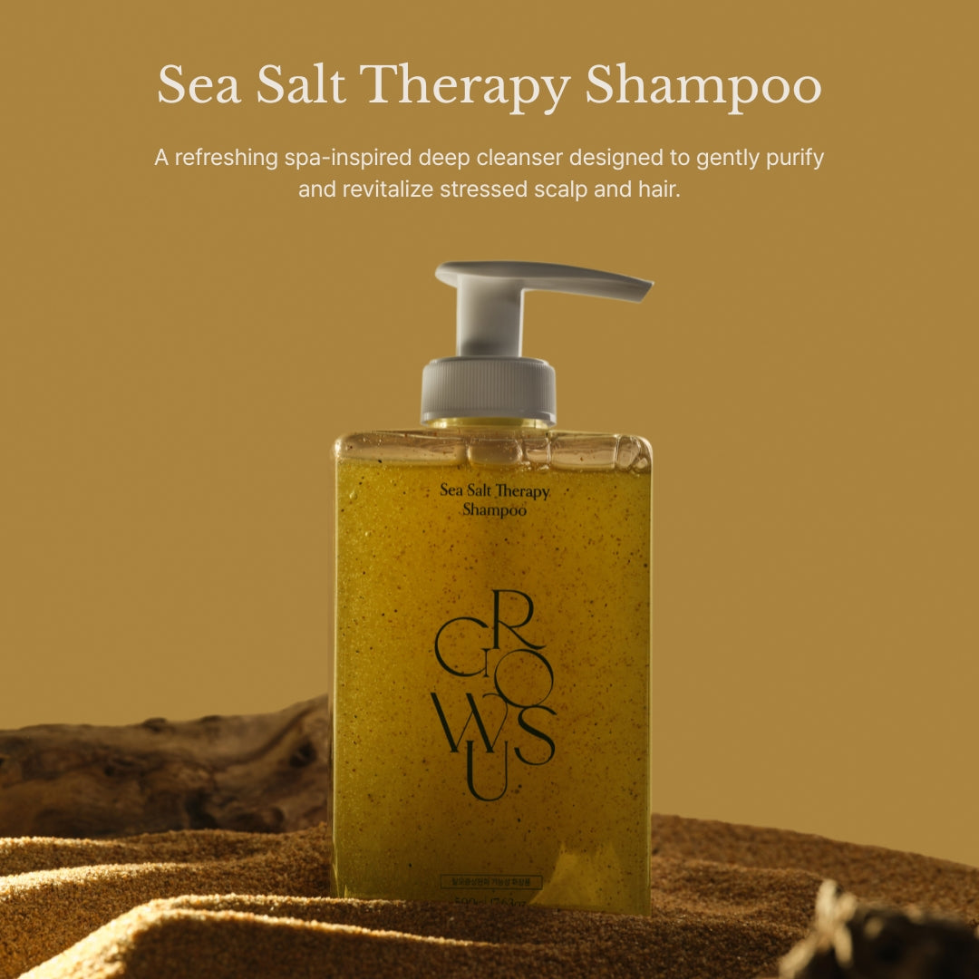 Growus Sea Salt Therapy Shampoo, 500ml (Exp 05/27)
