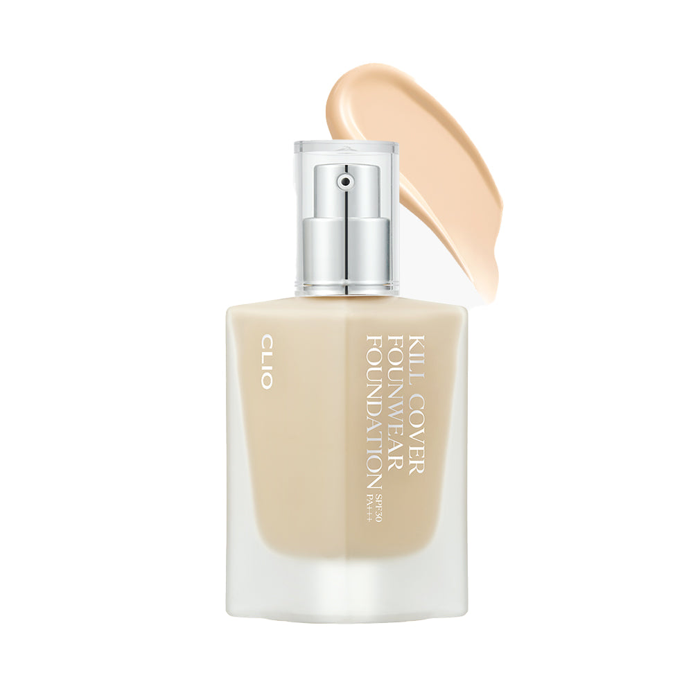 CLIO Kill Cover Founwear Foundation - SPF 30, PA+++, 38g (2 Shades) - Pupsik Singapore