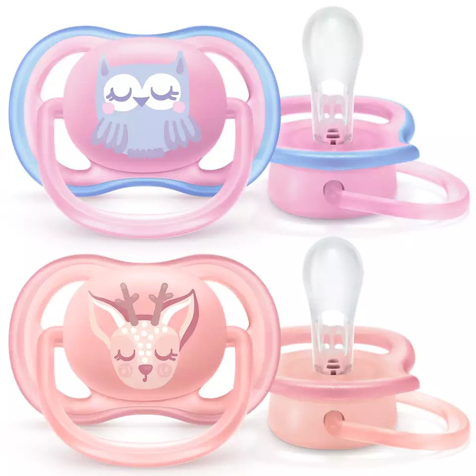 Philips Avent Ultra Air Pacifier, 2pk - 0-6M (10 Designs)