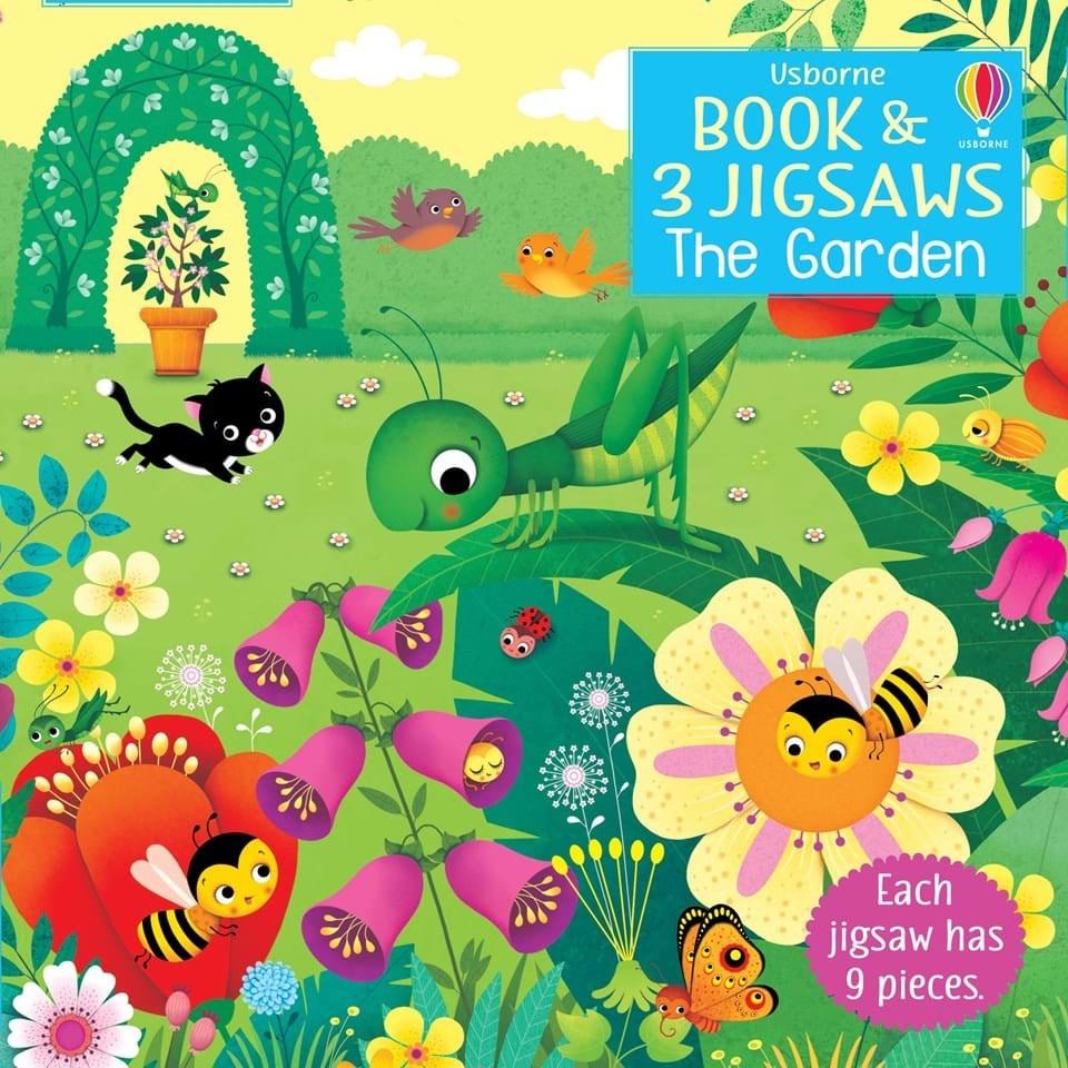 Usborne Book & 3 Jigsaws Box Set (5 Titles) - Pupsik Singapore
