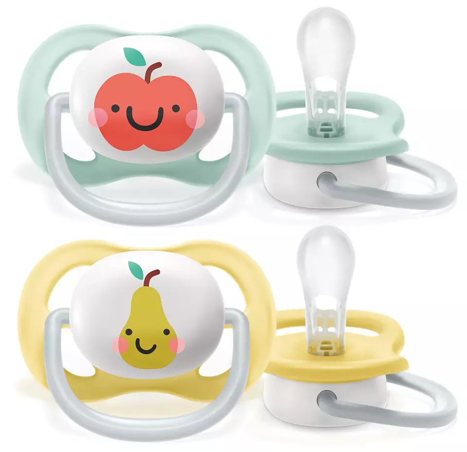 Philips Avent Ultra Air Pacifier, 2pk - 0-6M (10 Designs)