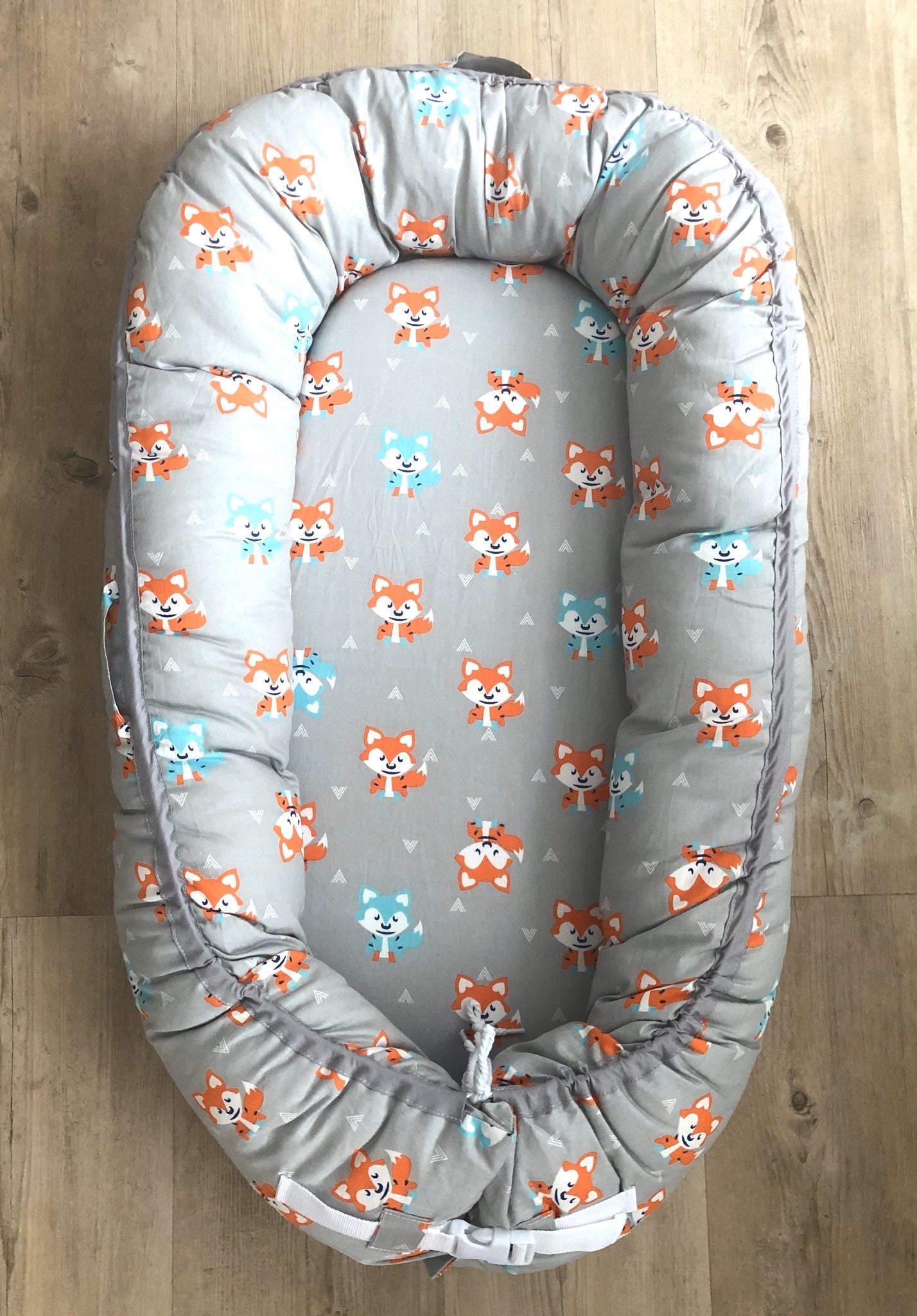 MPJ Organic Cotton Baby Nest Lounger (5 Designs) - Pupsik Singapore