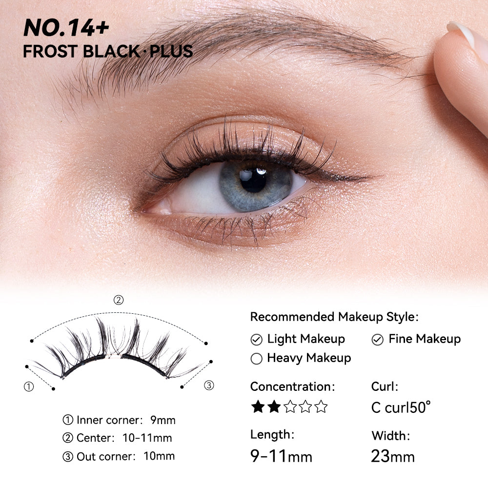WOSADO Soft Magnetic Eyelashes, Widen/Plus (4 Designs) - Pupsik Singapore