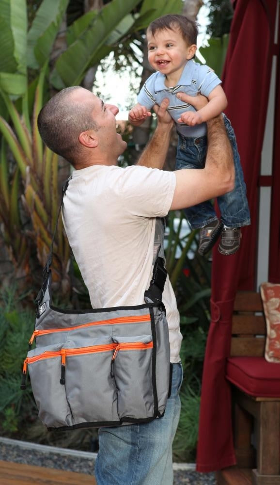 Diaper Dude Original Messenger Bag (7 Designs) - Pupsik Singapore