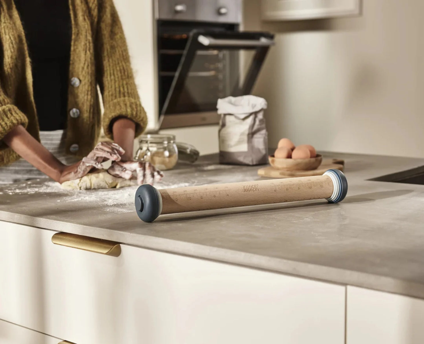 Joseph Joseph PrecisionPin Adjustable Rolling Pin (2 Colors)