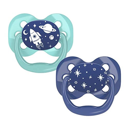 Dr. Brown's Advantage Baby Pacifiers - Stage 1 (0-6m) (2pc) (4 Designs)