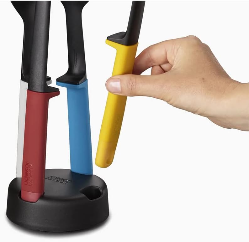 Joseph Joseph Elevate Slim 4-piece Multicolour Utensil Set with Storage Stand