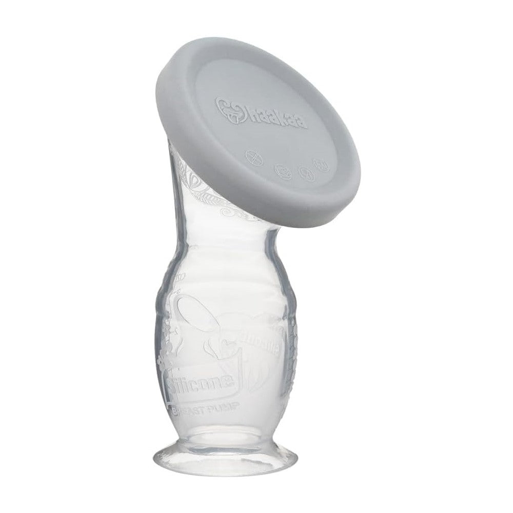 Haakaa Gen 2 Silicone Manual Breast Pump, 100ml (w/ Suction Base & Lid) - 3 Colors