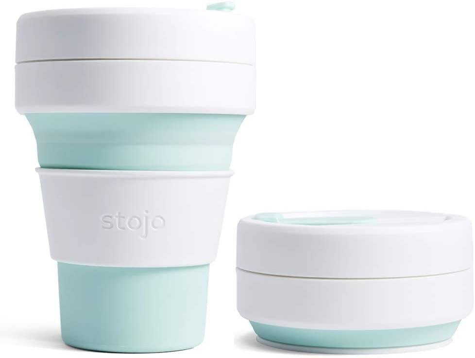 Stojo Silicone Collapsible Cup 12oz - Mint