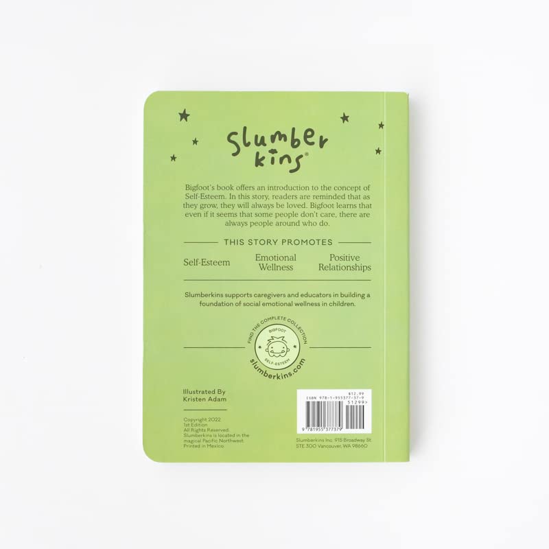 Slumberkins Big Foot You're Lovable Board Book (Self-Esteem)