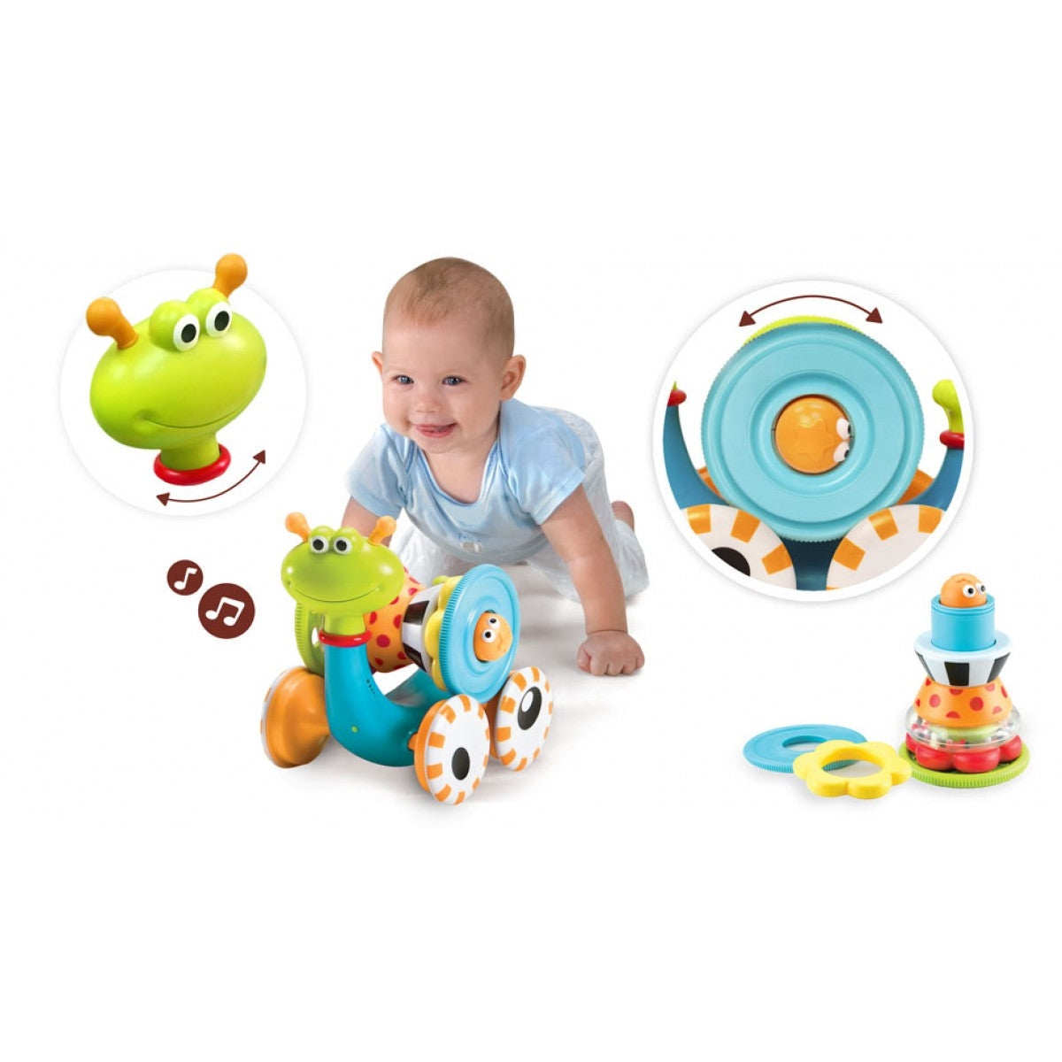 Yookidoo Crawl 'N' Go Snail