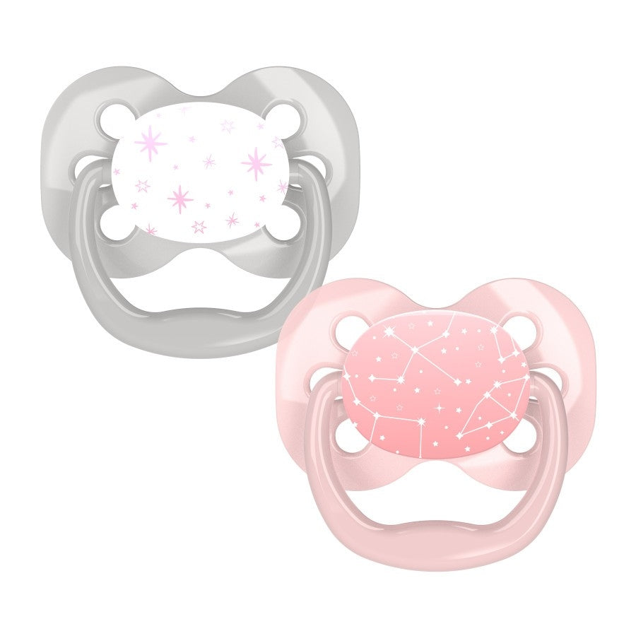 Dr. Brown's Advantage Baby Pacifiers - Stage 1 (0-6m) (2pc) (4 Designs) - Pupsik Singapore