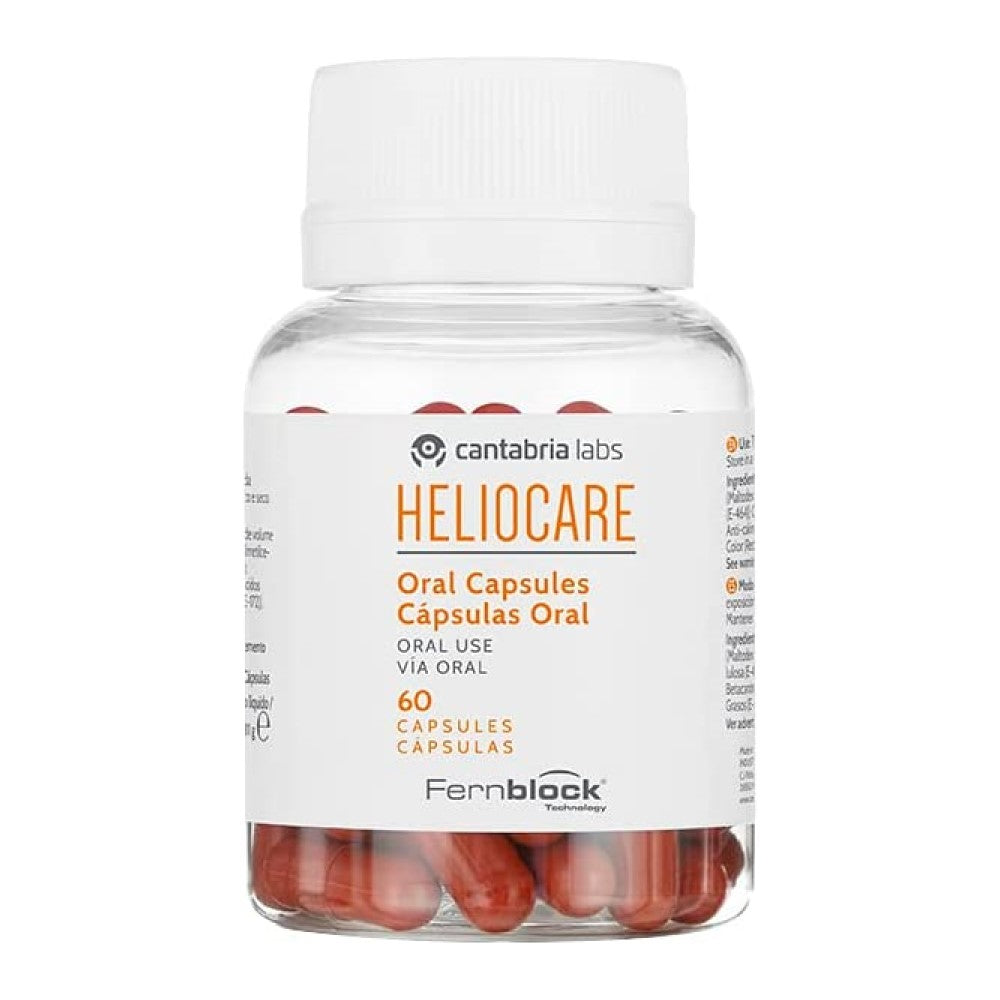 Heliocare Oral Capsules Sunscreen, EU (60 caps) - exp 05/27
