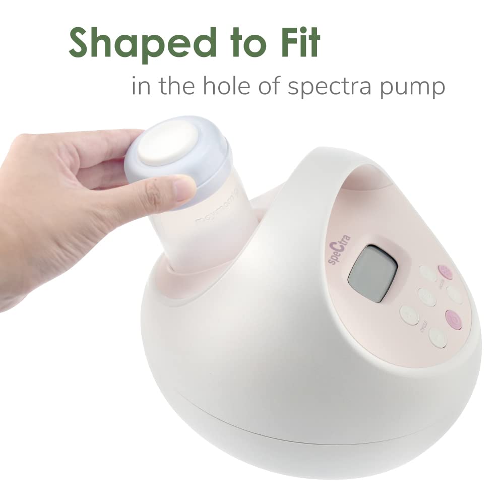Maymom Wide-Neck Breastmilk Storage Bottles for Spectra, 160ml (8pk)