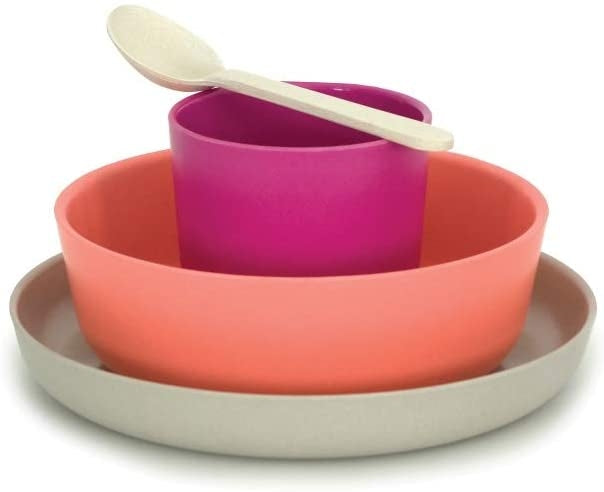 EKOBO Bamboo Kid Dish Set (3 Colours)