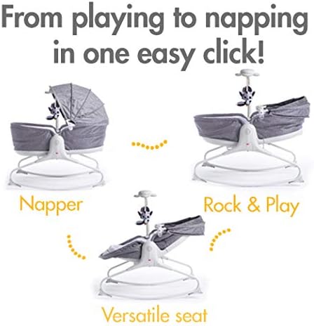 Tiny Love 3-in-1 Cozy Tiny Rocker - Heather Grey
