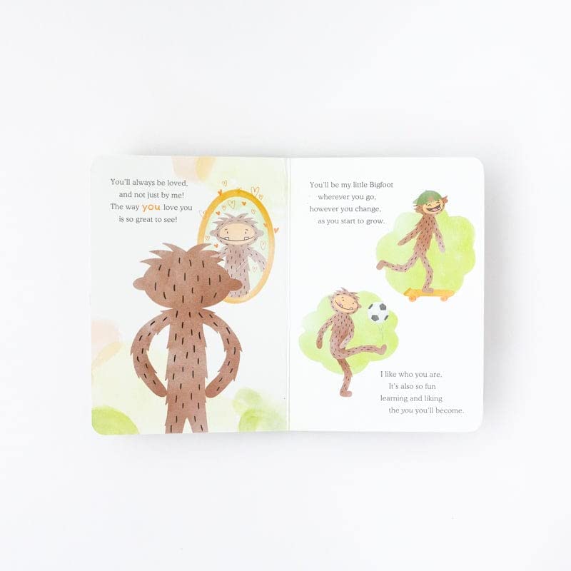 Slumberkins Big Foot You're Lovable Board Book (Self-Esteem)