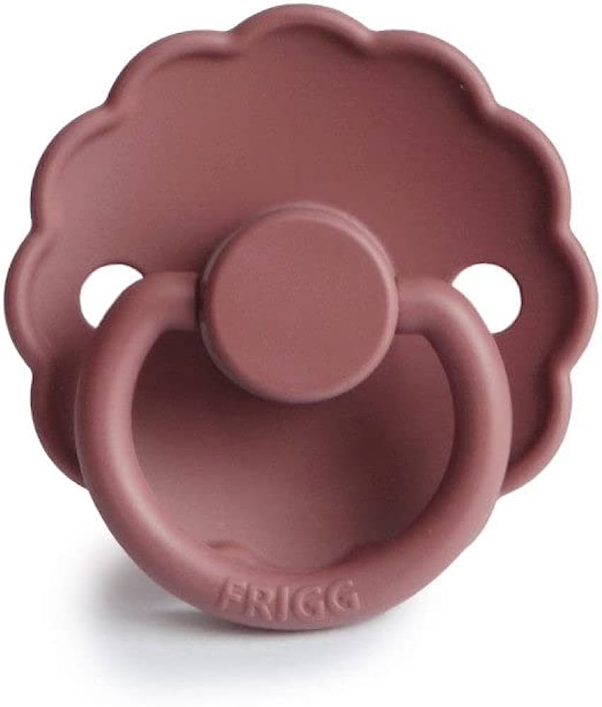 FRIGG Daisy Latex Baby Pacifiers, 1pk – Woodchuck (2 Sizes)