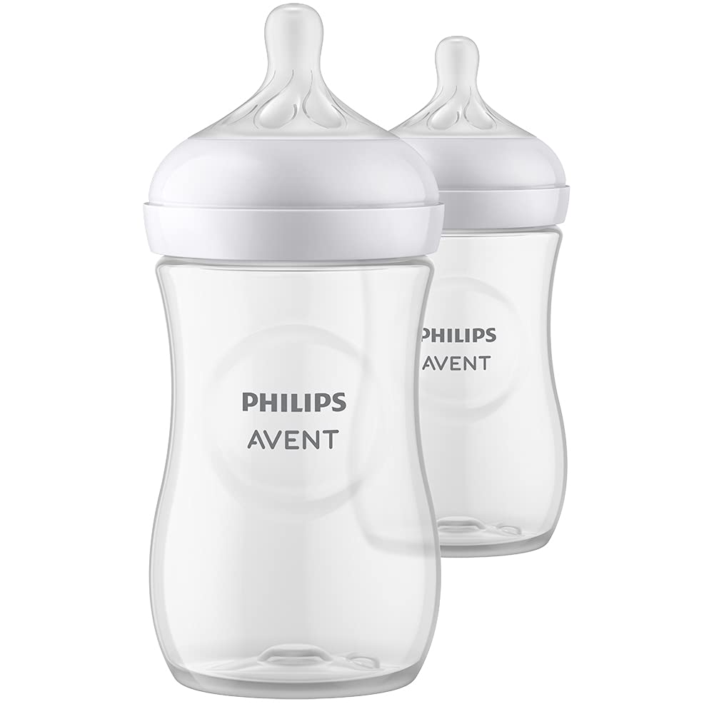 Philips Avent Natural Response 260ml Milk Baby Bottles (2-pack)