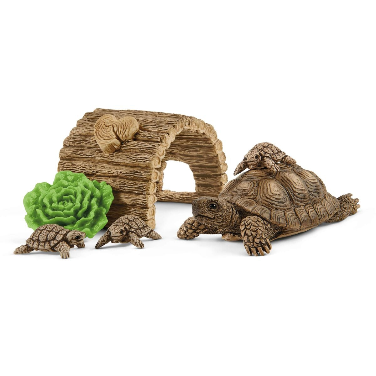 Schleich Tortoise Home Figurine Toy Set