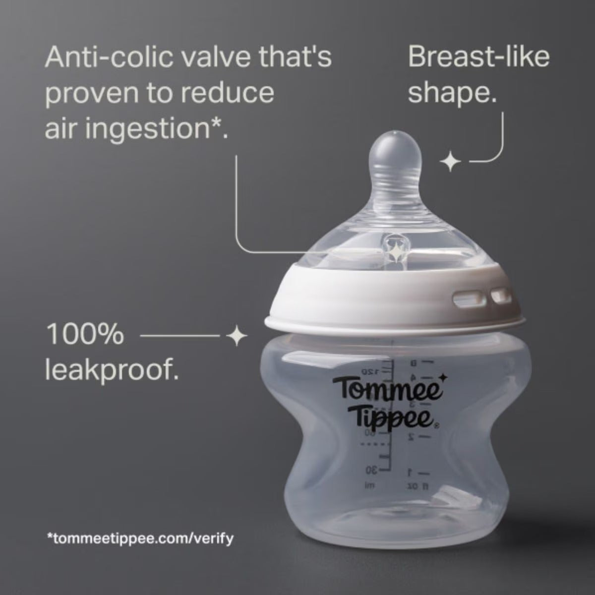 Tommee Tippee Natural Start PP Bottle Newborn Set, 6pcs (3 Designs)