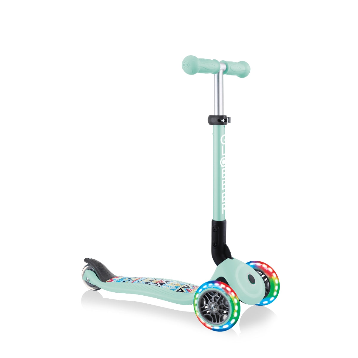 Globber Junior Foldable Scooter (LED Wheels) - 10 Colors