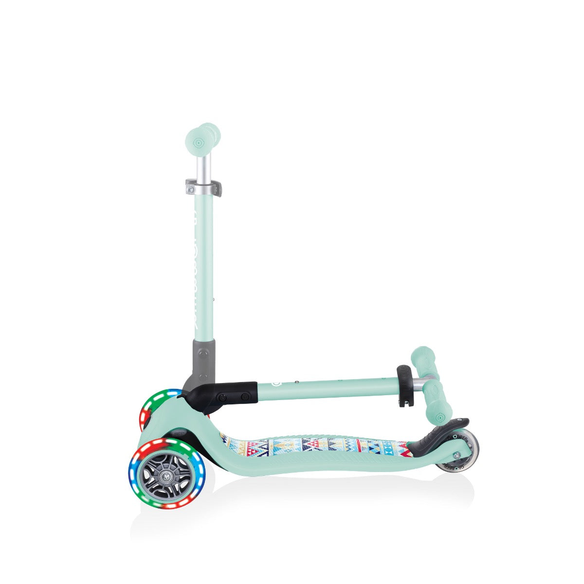 Globber Junior Foldable Fantasy Lights Scooter (LED Wheels) - 8 Colors - Pupsik Singapore