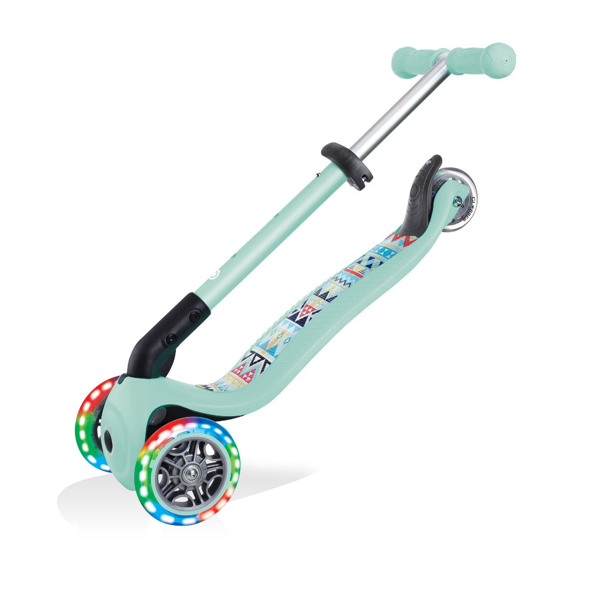 Globber Junior Foldable Fantasy Lights Scooter (LED Wheels) - 8 Colors - Pupsik Singapore