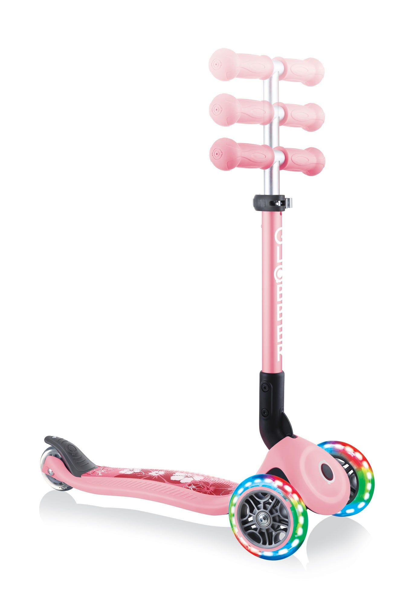 Globber Junior Foldable Fantasy Lights Scooter (LED Wheels) - 8 Colors - Pupsik Singapore