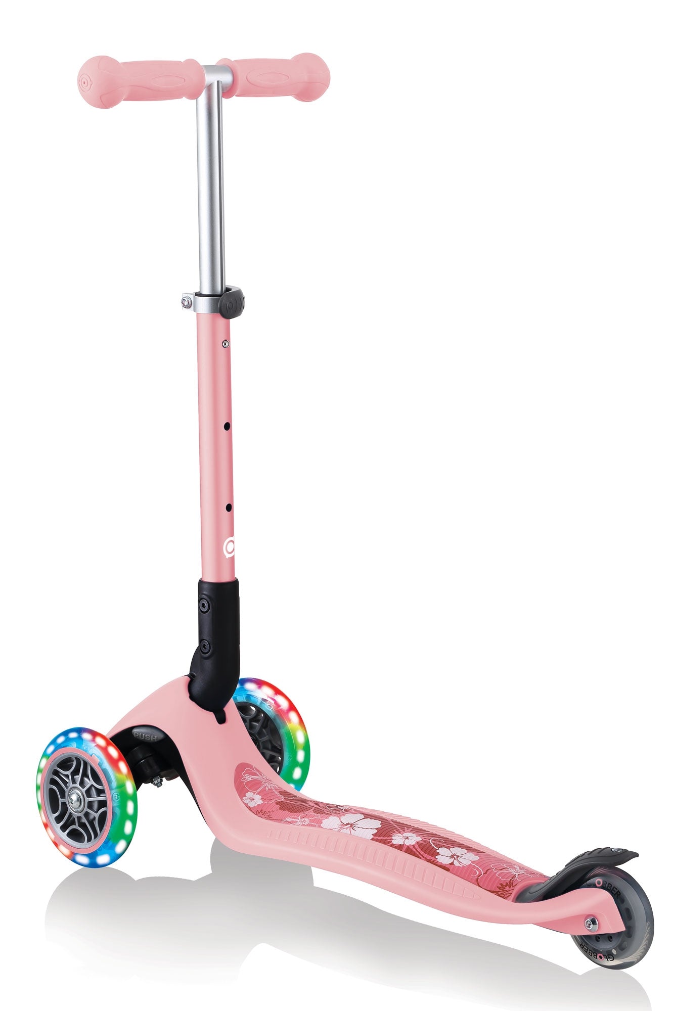 Globber Junior Foldable Fantasy Lights Scooter (LED Wheels) - 8 Colors - Pupsik Singapore