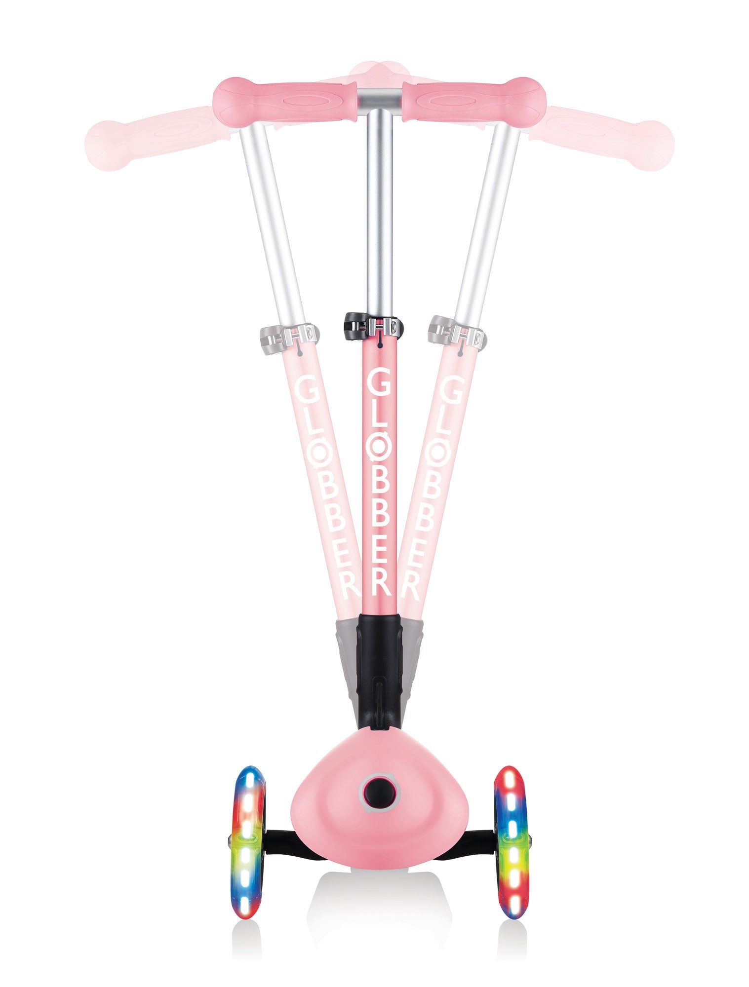 Globber Junior Foldable Fantasy Lights Scooter (LED Wheels) - 8 Colors - Pupsik Singapore